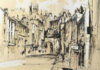 STREETSCAPE by Colin Gibson at Ross's Online Art Auctions