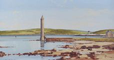 LARNE LOUGH by Samuel McLarnon UWS at Ross's Online Art Auctions