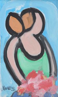 THE FLOWER GIRL by Markey Robinson at Ross's Online Art Auctions