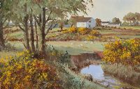 LITTLE CLADY RIVER by David Overend at Ross's Online Art Auctions