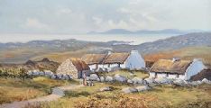 VIEW FROM CARRICKFINN, BUNBEG, DONEGAL by William Henry Burns at Ross's Online Art Auctions