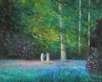 THE BLUEBELL WOOD by Norman J. McCaig at Ross's Online Art Auctions