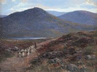 DRIVING SHEEP by James Humbert Craig RHA RUA at Ross's Online Art Auctions