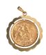 SOVEREIGN COIN WITHIN 9CT GOLD PENDANT MOUNT at Ross's Online Art Auctions