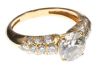 18CT GOLD AND DIAMOND RING BY THE DESIGNER DAVID MORRIS at Ross's Online Art Auctions