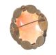 9CT GOLD CAMEO MOUNTED BROOCH at Ross's Online Art Auctions