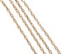 12CT GOLD ROPE LINK CHAIN at Ross's Online Art Auctions