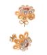 9CT GOLD AND FRESHWATER PEARL CLUSTER EARRINGS at Ross's Online Art Auctions