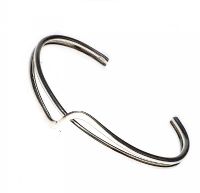 STERLING SILVER TWIST BANGLE at Ross's Online Art Auctions