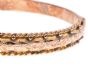VICTORIAN 9CT ROSE GOLD ENGRAVED BANGLE at Ross's Online Art Auctions