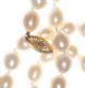 STRAND OF FRESHWATER PEARLS WITH 14CT GOLD CLASP at Ross's Online Art Auctions