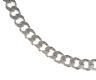 STERLING SILVER CURB LINK CHAIN at Ross's Online Art Auctions