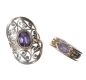 SELECTION OF AMETHYST-SET SILVER JEWELLERY IN THE STYLE OF CHARLES RENNIE MACKINTOSH at Ross's Online Art Auctions