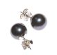 9CT WHITE GOLD AND PURPLE-GREY FRESHWATER PEARL STUD EARRINGS at Ross's Online Art Auctions