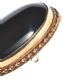 9CT GOLD AND ONYX BROOCH at Ross's Online Art Auctions