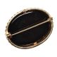 9CT GOLD AND ONYX BROOCH at Ross's Online Art Auctions
