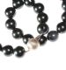 FAUX GREY PEARL NECKLACE WITH STERLING SILVER CLASP at Ross's Online Art Auctions