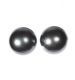 18CT WHITE GOLD AND GREY SOUTH SEA PEARL STUD EARRINGS at Ross's Online Art Auctions