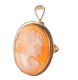 OVAL CAMEO IN 9CT GOLD BROOCH/PENDANT MOUNT at Ross's Online Art Auctions