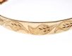 9CT GOLD ENGRAVED BANGLE at Ross's Online Art Auctions