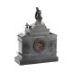 VICTORIAN SLATE MANTLE CLOCK at Ross's Online Art Auctions