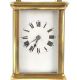 BRASS CARRIAGE CLOCK at Ross's Online Art Auctions