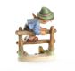 GOEBEL FIGURINE, 'BOY ON FENCE' at Ross's Online Art Auctions