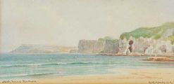 WHITE ROCKS, PORTRUSH by George W.  Morrison at Ross's Online Art Auctions