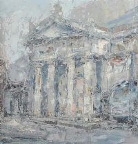 SCOTS PRESBYTERIAN CHURCH, DUBLIN by Aidan Bradley at Ross's Online Art Auctions