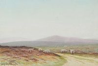 ON THE SOUTH DOWNS by George Oyston at Ross's Online Art Auctions