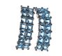 STERLING SILVER AND SWISS BLUE TOPAZ EARRINGS at Ross's Online Art Auctions