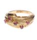 9CT GOLD AND RUBY RING at Ross's Online Art Auctions