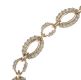 9CT GOLD AND DIAMOND FANCY LINK BRACELET at Ross's Online Art Auctions