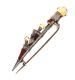 ANTIQUE SILVER KILT PIN SET WITH AGATE at Ross's Online Art Auctions
