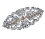 1920'S SILVER-TONE METAL BROOCH SET WITH CRYSTALS at Ross's Online Art Auctions