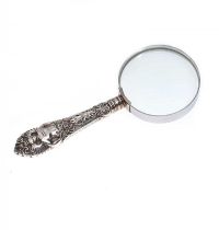 STERLING SILVER HANDLED MAGNIFYING GLASS at Ross's Online Art Auctions