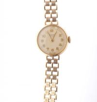 TUDOR 'ROYAL' 9CT GOLD LADY'S WRIST WATCH at Ross's Online Art Auctions