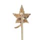 14CT GOLD STICK PIN SET WITH SEED PEARLS at Ross's Online Art Auctions