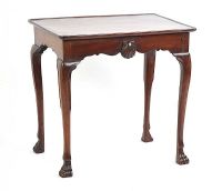 MAHOGANY SILVER TABLE at Ross's Online Art Auctions