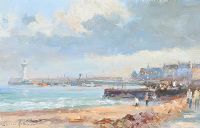 DONAGHADEE HARBOUR by Colin Gibson at Ross's Online Art Auctions