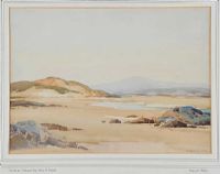SAND DUNES, MALIN, DONEGAL by Maurice Canning Wilks ARHA RUA at Ross's Online Art Auctions