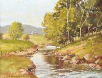 THE DALL RIVER by Samuel McLarnon UWS at Ross's Online Art Auctions