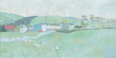 SHEEP & FARMLAND by Martin Mackeown at Ross's Online Art Auctions