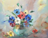 FLOWERS by Arthur H. Twells RUA at Ross's Online Art Auctions