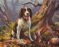SPRINGER SPANIEL by Donal McNaughton at Ross's Online Art Auctions