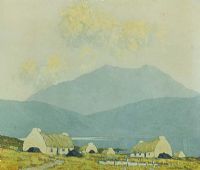 EVENING ON KILLARNEY BAY by Paul Henry RHA at Ross's Online Art Auctions