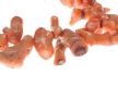 NATURAL CORAL BEADED NECKLACE WITH SILVER-TONE METAL CLASP at Ross's Online Art Auctions