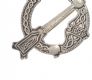 ENGRAVED SILVER-TONE METAL TARA BROOCH at Ross's Online Art Auctions