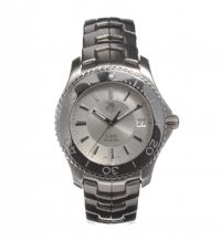 TAG HEUER 'LINK' STAINLESS STEEL GENT'S WRIST WATCH at Ross's Online Art Auctions