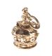 9CT GOLD CROWN CHARM/PENDANT at Ross's Online Art Auctions